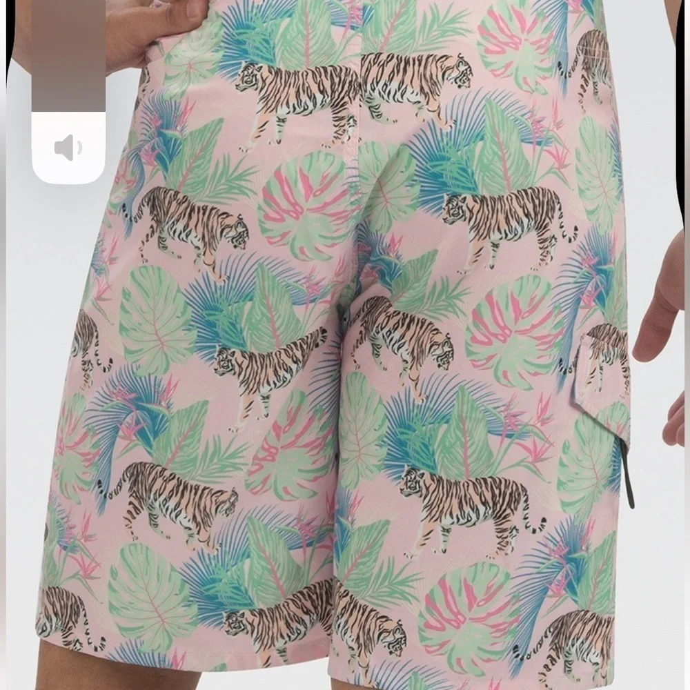 Dolfin Uglies Men's Tiger Garden 9 Inch Boardshort Small NWT